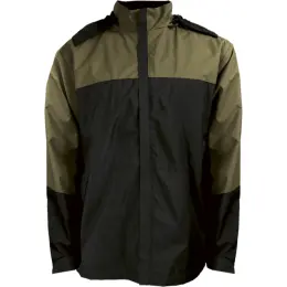 Waterproof Rain Jacket Black-Fatigue